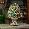 CERAMICHE CALTAGIRONE Pigna Ceramica cm 40 Siciliana Caltagirone Multicolor