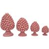 CERAMICHE CALTAGIRONE Pigne Ceramica Siciliana Caltagirone Pink - Varie Misure