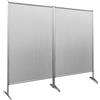 myProtect Parete divisoria doppia in lamiera microforata magnetica 204x190cm.