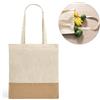 Shopper personalizzate in cotone e juta Mercat 37,5x41,5 cm personalizzate o neutre