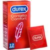 RECKITT BENCKISER H.(IT.) SpA Durex Profilattico Contatto Comfort, 12 Pezzi, Protezione Malattie Sessualmente Trasmissibili