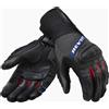 Rev'it guanto uomo Sand 4 H2O - Nero Rosso Tg M