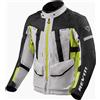 Rev'it giubbotto uomo Sand 4 H2Out - Argento/Giallo Neon Tg L