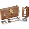 Bricard 1901 serratura da applicare orizzontale fouillot modo Gola reversibile Tirant/spingendo 140 x 85 destra, marrone