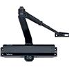 Viro - Air, Chiudiporta Automatico, Per Porte max. Largh. 110 cm Peso 85 kg | Braccio in Acciaio con Lunghezza Regolabile, Multiforza, Colore Nero