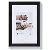 walther design Cornice Nera 40 x 50 cm con Bordo Esterno Argento, Cornice Design Bohémien EN050B