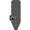 Brabantia Ironing Board Cover B 124x38 cm - Denim Black | 100% Cotton Top Layer with 8mm Foam Padding | Perfect Fit for Size B Ironing Boards | Durable, Washable, and Easy to Install