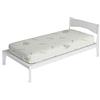 Italian Bed Linen Coprimaterasso Singolo 90x200cm Aloe, Copri Materasso Letto con Trattamento Estratto Dalle Foglie Di Aloe Vera