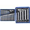 BGS Technic Pro+ Din 3113A - Set Di Chiavi Combinate, 6-32 Mm, Confezione Da 25 & Technic Pro+ - Confezione Da 6 Chiavi