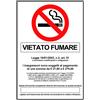 myProtect Cartello in alluminio: Vietato fumare con norma.