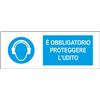 myProtect Cartello in alluminio: E\' obbligatorio proteggere l\'udito.