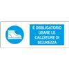 myProtect Cartello in alluminio: Usare le calzature di sicurezza.