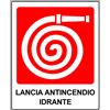 myProtect Cartello in alluminio: Lancia antincendio idrante.