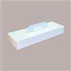 LUCGEL 10 Pz Scatola Porta Strudel in Cartoncino Bianco grafica effetto pelle 34x12H5cm