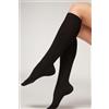 Calzedonia Calze Lunghe A Costine Con Lana E Cashmere Da Donna Nero