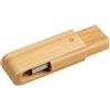Penna USB da 4GB in bamboo Green personalizzate o neutre