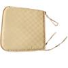 Gemitex Cuscino coprisedia imbottito DAMINA per sedie con lacci con trattamento antimacchia SABBIA Set 2 pz