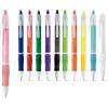 Penna con gomma antiscivolo e refill nero Slim BK personalizzate o neutre