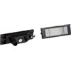 AUTO-STYLE AUTOSTYLE Set di luci targa a LED su misura compatibile con Mini Clubman R55/Countryman R60/Paceman R61, nero