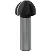 Bosch Accessories Bosch Professional Fresa Standard 1/2 caña:12x24/12x12,7mm | per Legno tenero, Legno duro, Ø 24 mm, Professional Accessorio Fresatrici verticali, Rifilatore