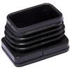 Brinox b75825 N - Innesto Interno Rettangolare, 10 x 25 mm, colore: nero