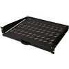 DIGITUS 2U allungabile mensola per armadi da 450 mm profondità 88x483x352 mm, fino a 30 kg, nero (RAL 9005)