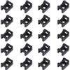 Fippy 150PCS Black Cable Tie Mounts 23mmx16mm Tipo di supporto a sella Supporto base per fascette