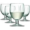 LSA International 350 ml Mia bicchiere di vino. trasparente decorata (confezione da 4)