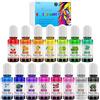 Limino Coloranti Resina Epossidica - 15 Colori Colorante Resina Epossidica Concentrata per Resina Art, Resin Fai da Te - Pigmento Resina Epoxy Liquido per Pittura DIY, Creazioni Artistiche - 10ml Ciascuno