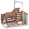 Papo - Box Lavaggio e Accessori Giocattolo Bambino - 3 Anni + - Collezione Mondo Equestre - Gioco Creativo Cura dei Cavalli - Idea Regalo Giocattolo Bambina Bambino