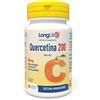LongLife® Quercetina 200 | Alto dosaggio | Con vitamina C a rilascio graduale | Difese immunitarie | Riduce fatica e stress | 2 mesi di trattamento | Vegano e senza glutine