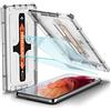 Spigen Glas.tR EZ Fit Vetro Temperato Compatibile con Samsung Galaxy S21, 2 Pezzi, Resistente ai Graffi, Durezza 9H Pellicola prottetiva
