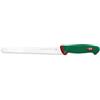 Sanelli Premana Professional Coltello Pane, Acciaio Inossidabile, Verde / Rosso, 37 x 3 x 4 cm