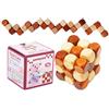 Toys of Wood Oxford TOWO Rompicapo in Legno 3D Twist - Snake Cube Wood - Giochi Intelligenti per Bambini, Adulti e Ragazzi - Puzzle Rompicapo