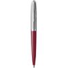 Parker 51 penna a sfera | Corpo borgogna con finiture cromate | Punta media con ricarica di inchiostro nero | Confezione regalo