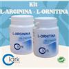 ORIGINI NATURALI s.r.l KIT di 2 prodotti L-arginina + L-ornitina confezioni da 70 capsule da 500mg