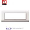 Ave 44PY07B Placca tecnopolimero S44 - 7 Mod