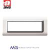 Ave 44PY07BLC Placca tecnopolimero S44 - 7 Mod