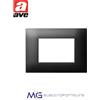 Ave 44PJ03GTK Placca tecnopolimero Young S44 - 3 Mod