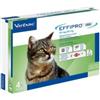 Virbac Effipro DUO gatto antiparassitario 4 pipette multipack 10pz (prezzo al pz)