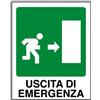 myProtect Cartello in alluminio: Uscita emergenza destra