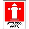 myProtect Cartello in alluminio: Attacco VV.F.
