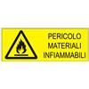 myProtect Cartello in alluminio: Pericolo materiali infiammabili