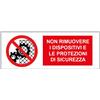 myProtect Cartello in alluminio: Vietato rimuovere i dispositivi di sicurezza