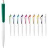 Penne gadget personalizzabili in ABS con clip e refill blu Ana personalizzate o neutre