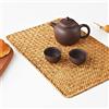 YANGQIHOME 6 pezzi rettangolari Tovaglie singole di Alghe Marine Naturali, 43 x 30 cm, Sottopentola Singola Rattan Vimini Tovagliette Trecciate per la Tavola della Cena