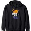 Il Negozio Di Gatti Purrrfect Cat per Le Donne Ragazze Kitty Pile Gatti Anime Kawaii Neko Felpa con Cappuccio