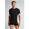 Intimissimi T-shirt In Cotone Superior Elasticizzato Nero