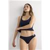 Intimissimi Slip Brasiliana In Cotone Blu