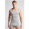 Intimissimi Canotta A Costine In Cotone Superior Grigio